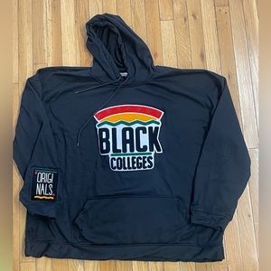 Support Black Colleges Black hoodie size 4xl (Measurements in pics)